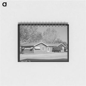 アートメモ帳-Foremen's Quarters, Earl Fruit Company Ranch, Kern County
 - ラッセル リー Memo.