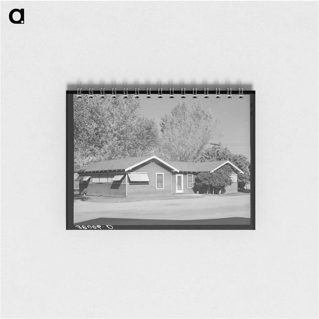 アートメモ帳-Foremen's Quarters, Earl Fruit Company Ranch, Kern County
 - ラッセル リー Memo.