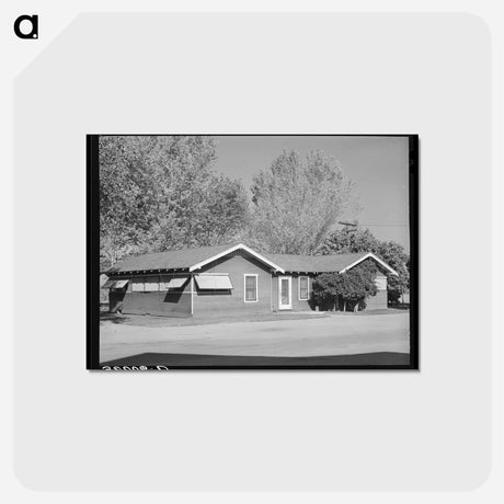 アートポストカード-Foremen's Quarters, Earl Fruit Company Ranch, Kern County
 - ラッセル リー Postcard.