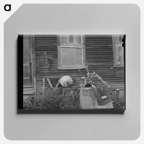 アートパネル-Farmhouse, Orange County, Vermont
 - ラッセル リー Canvas.