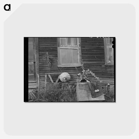 アートポストカード-Farmhouse, Orange County, Vermont
 - ラッセル リー Postcard.