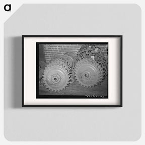 アートポスター-Tractor Parts, Farm Equipment Warehouse, Oklahoma City
 - ラッセル リー Poster.