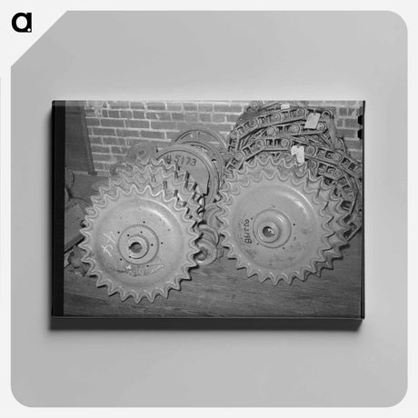 アートパネル-Tractor Parts, Farm Equipment Warehouse, Oklahoma City
 - ラッセル リー Canvas.