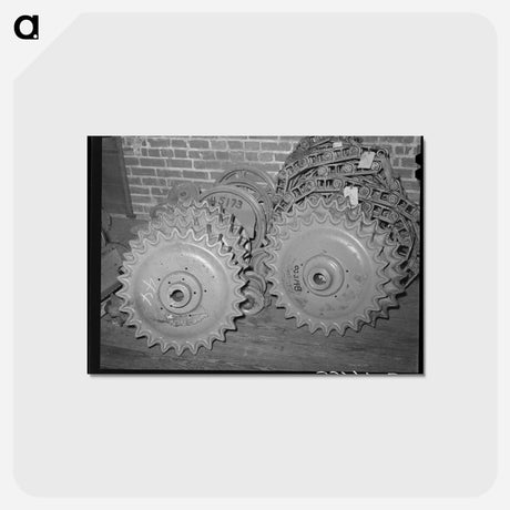 アートポストカード-Tractor Parts, Farm Equipment Warehouse, Oklahoma City
 - ラッセル リー Postcard.