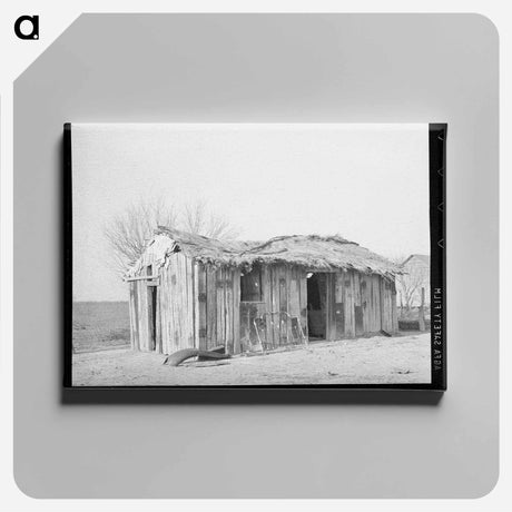 アートパネル-Mexican Living Quarters, Crystal City, Texas
 - ラッセル リー Canvas.