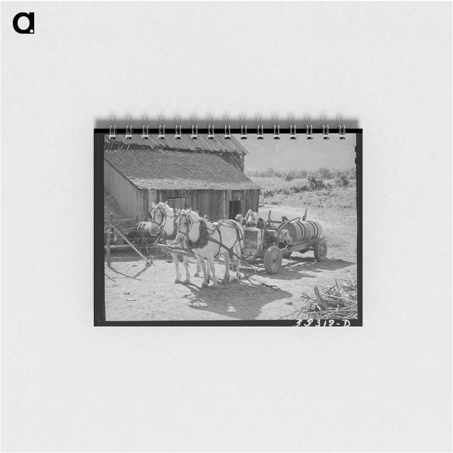 アートメモ帳-FSA Cooperative Orchard Sprayer
 - ラッセル リー Memo.