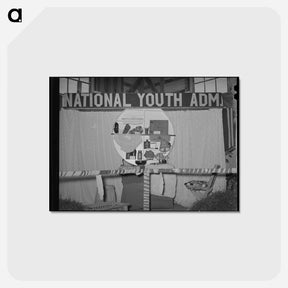 アートポストカード-National Youth Administration Display, Gonzales County Fair
 - ラッセル リー Postcard.