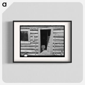 アートポスター-Log Cabin of William Besson, Mining Prospector
 - ラッセル リー Poster.
