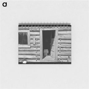 アートメモ帳-Log Cabin of William Besson, Mining Prospector
 - ラッセル リー Memo.