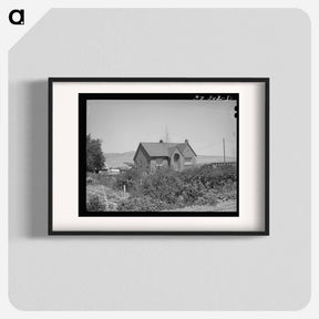 アートポスター-Mormon Farmer's Home, Box Elder County, Utah
 - ラッセル リー Poster.