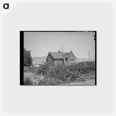 アートポストカード-Mormon Farmer's Home, Box Elder County, Utah
 - ラッセル リー Postcard.