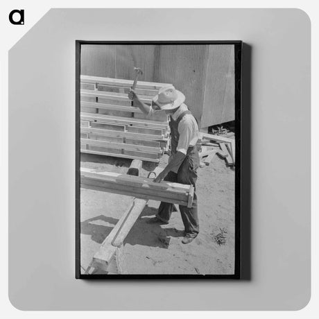 アートパネル-Ceiling Board Nailers in Jig
 - ラッセル リー Canvas.
