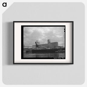 アートポスター-Flour Mill and Coal Loading Dock, Port of Houston
 - ラッセル リー Poster.