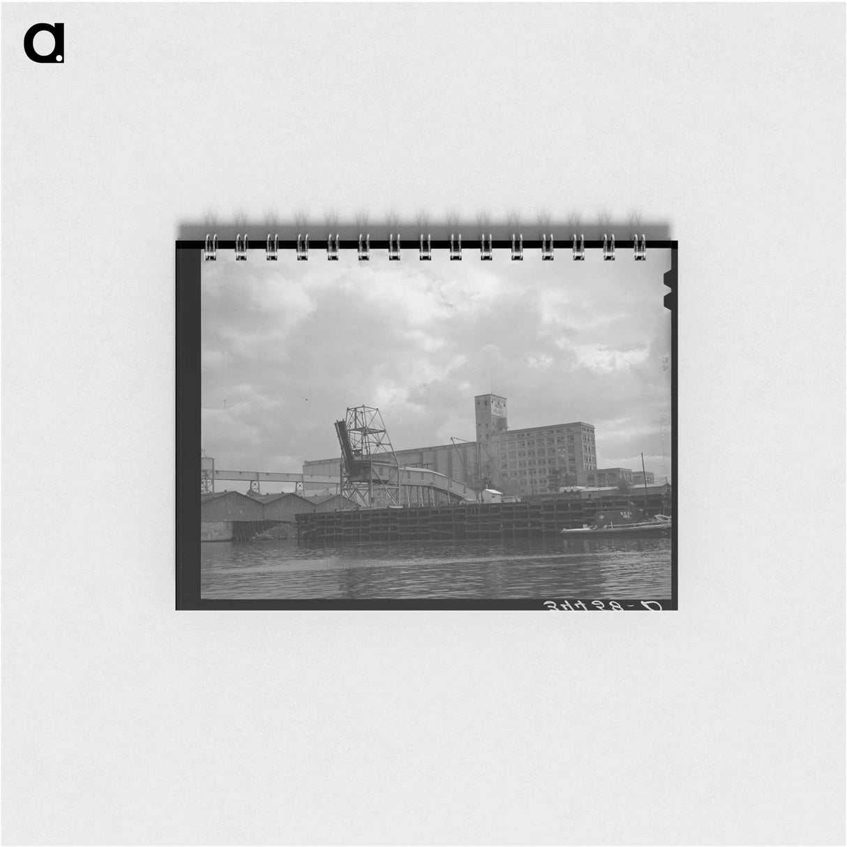 アートメモ帳-Flour Mill and Coal Loading Dock, Port of Houston
 - ラッセル リー Memo.