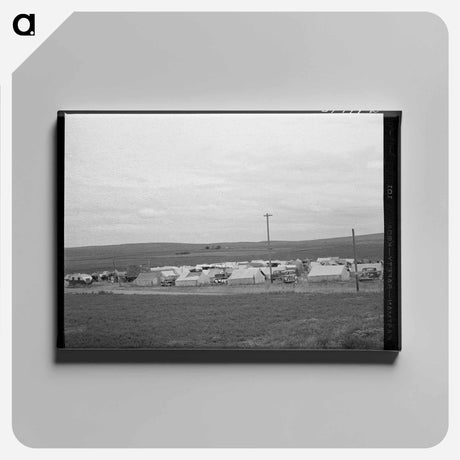 アートパネル-Pea Pickers' Camp, Canyon County, Idaho
 - ラッセル リー Canvas.