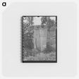 アートメモ帳-Privy Made of Purina Chow Sacks, Near Sallisaw, Oklahoma
 - ラッセル リー Memo.