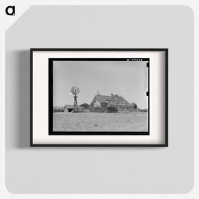 アートポスター-Walking X Ranch House, Marfa, Texas
 - ラッセル リー Poster.