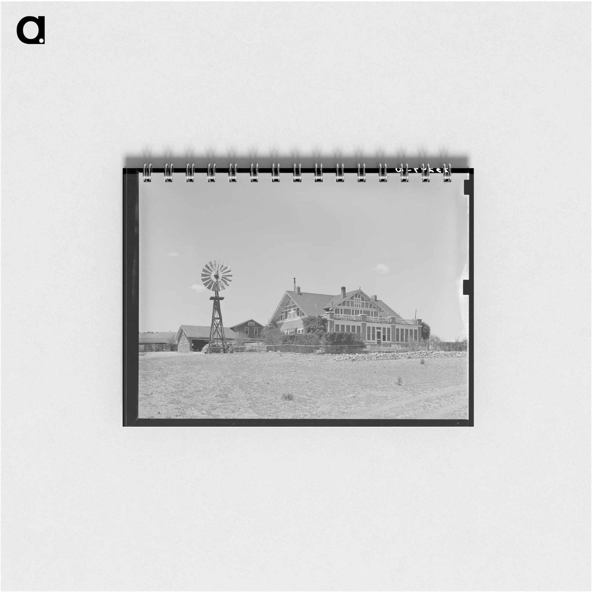 アートメモ帳-Walking X Ranch House, Marfa, Texas
 - ラッセル リー Memo.