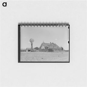 アートメモ帳-Walking X Ranch House, Marfa, Texas
 - ラッセル リー Memo.