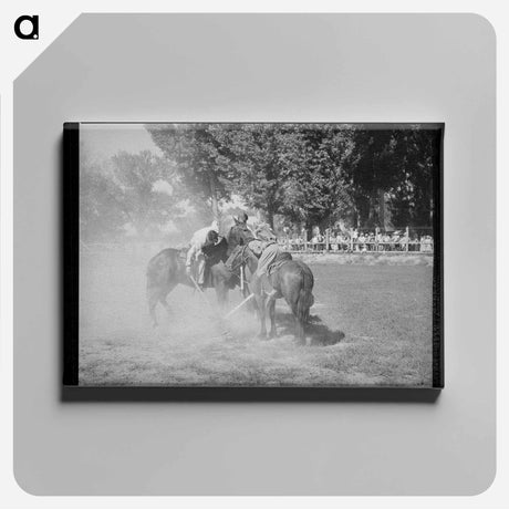 アートパネル-Potato Race, Fourth of July Celebration, Vale, Oregon
 - ラッセル リー Canvas.