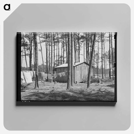 アートパネル-Migrant Housing, Ponchatoula, Louisiana
 - ラッセル リー Canvas.