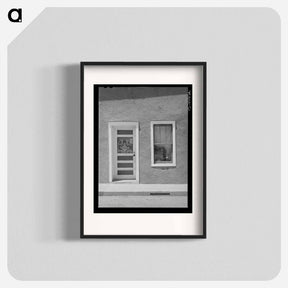 アートポスター-Door and Window in Spanish-American Home, Costilla, New Mexico
 - ラッセル リー Poster.