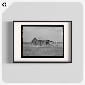 アートポスター-Abandoned Farmhouse, Williams County, North Dakota
 - ラッセル リー Poster.