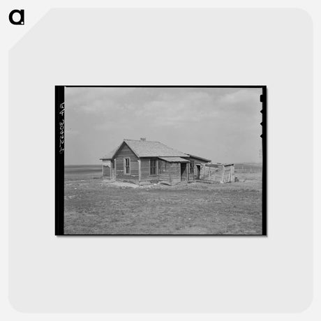 アートポストカード-Abandoned Farmhouse, Williams County, North Dakota
 - ラッセル リー Postcard.