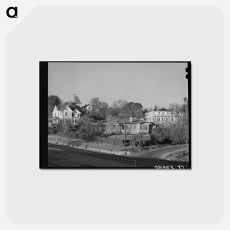 アートポストカード-Residential District, Auburn, California
 - ラッセル リー Postcard.