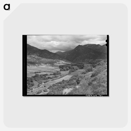 アートポストカード-Rio Hondo Valley near Taos, New Mexico
 - ラッセル リー Postcard.