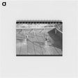 アートメモ帳-Wetting Down Freshly-Poured Concrete, Shasta Dam, Shasta County, California
 - ラッセル リー Memo.