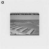 アートメモ帳-Row Shelters at FSA Labor Camp, Caldwell, Idaho
 - ラッセル リー Memo.