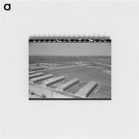 アートメモ帳-Row Shelters at FSA Labor Camp, Caldwell, Idaho
 - ラッセル リー Memo.