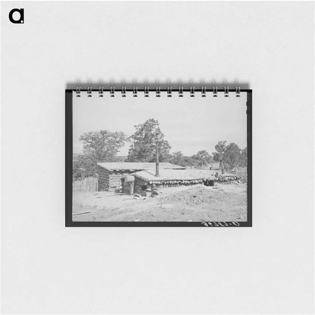 アートメモ帳-Dugout of Jack Whinery, Pie Town, New Mexico
 - ラッセル リー Memo.
