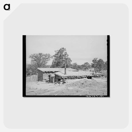 アートポストカード-Dugout of Jack Whinery, Pie Town, New Mexico
 - ラッセル リー Postcard.