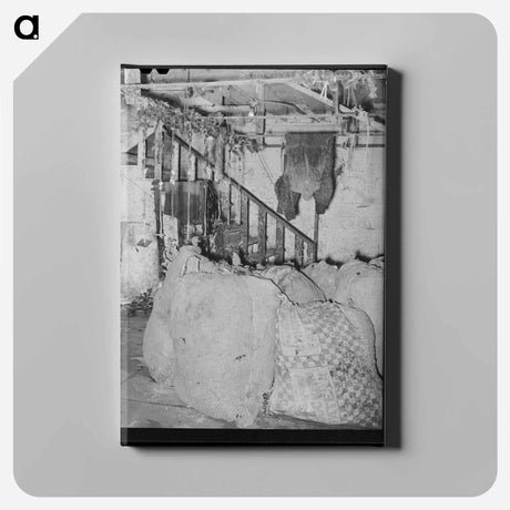 アートパネル-Cooperative Poultry House Interior
 - ラッセル リー Canvas.