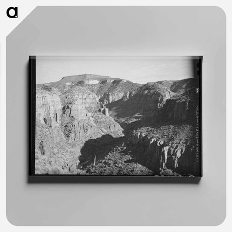 アートパネル-Black River Canyon at Beckers Butte, Gila County, Arizona
 - ラッセル リー Canvas.