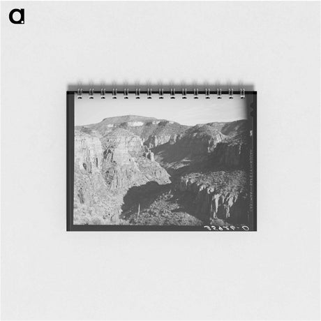 アートメモ帳-Black River Canyon at Beckers Butte, Gila County, Arizona
 - ラッセル リー Memo.