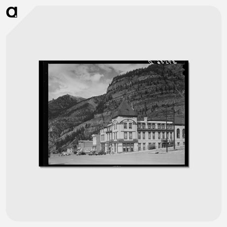 アートポストカード-Main Street, Ouray, Colorado
 - ラッセル リー Postcard.
