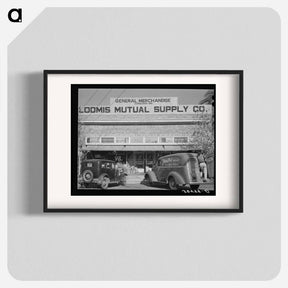 アートポスター-Store, Loomis, Placer County, California
 - ラッセル リー Poster.