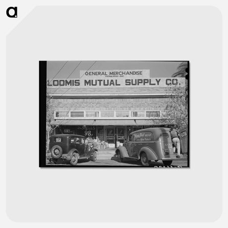 アートポストカード-Store, Loomis, Placer County, California
 - ラッセル リー Postcard.