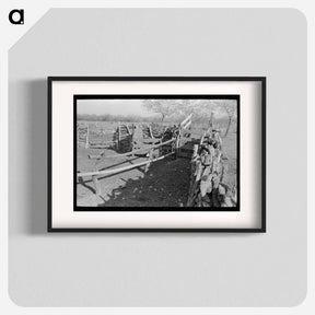 アートポスター-Corral of Mexican Farm Owner, Hidalgo County, Texas
 - ラッセル リー Poster.
