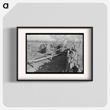 Corral of Mexican Farm Owner, Hidalgo County, Texas
 - ラッセル リー Poster.