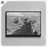 アートパネル-Corral of Mexican Farm Owner, Hidalgo County, Texas
 - ラッセル リー Canvas.