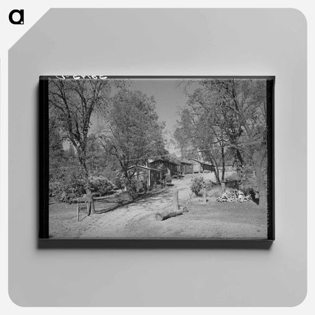 アートパネル-Tourist Court Near Summit City
 - ラッセル リー Canvas.
