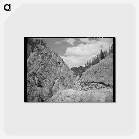 アートポストカード-The Million Dollar Highway, Ouray County, Colorado
 - ラッセル リー Postcard.