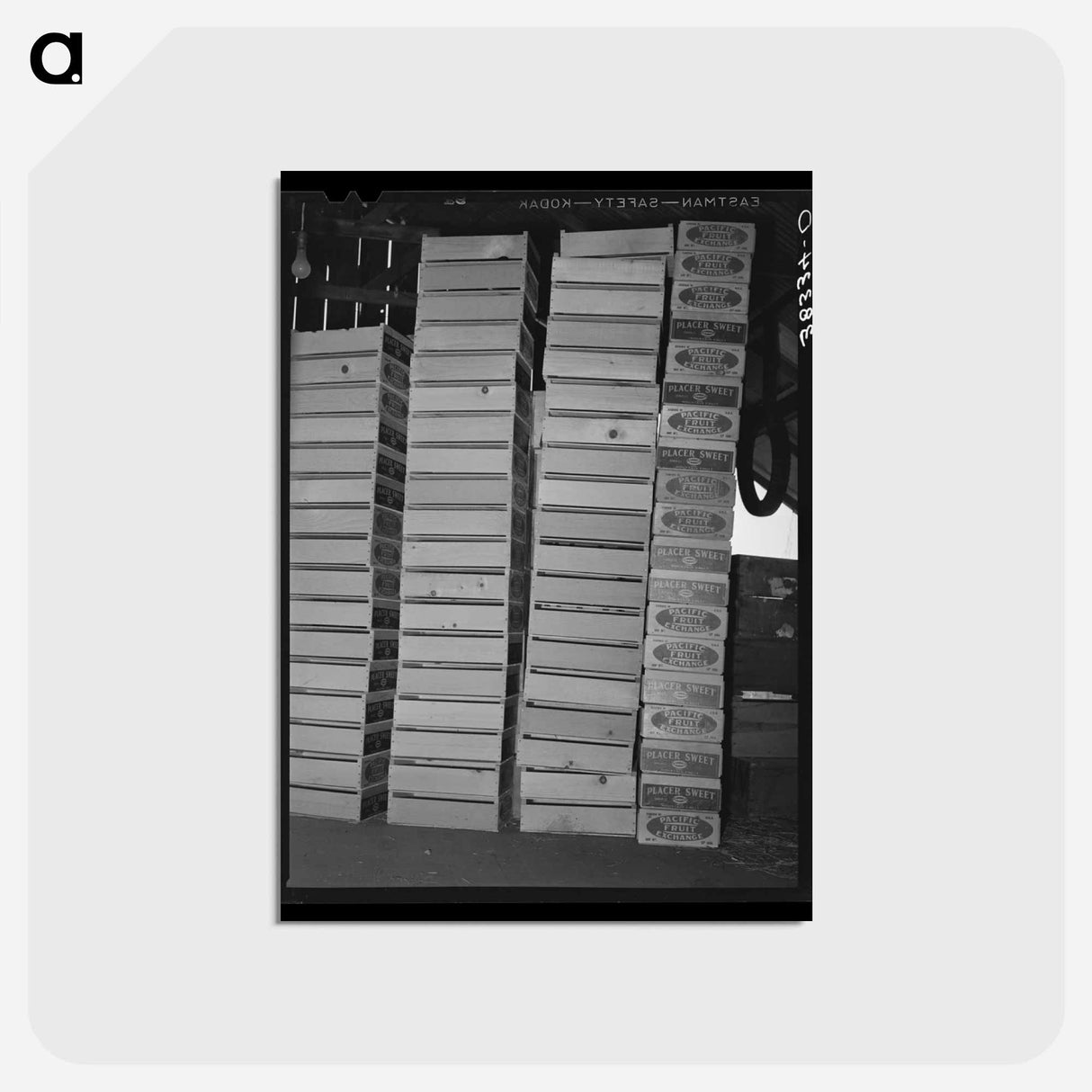 アートポストカード-Fruit Crates, Loomis, California
 - ラッセル リー Postcard.