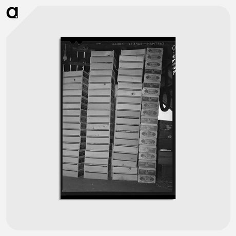 アートポストカード-Fruit Crates, Loomis, California
 - ラッセル リー Postcard.