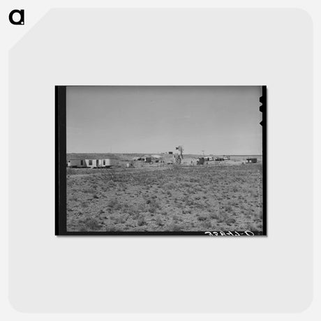 アートポストカード-Road Workers' Camp, Gaines County, Texas
 - ラッセル リー Postcard.