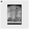 アートポストカード-Drilling Operations and Derricks, Kilgore, Texas
 - ラッセル リー Postcard.